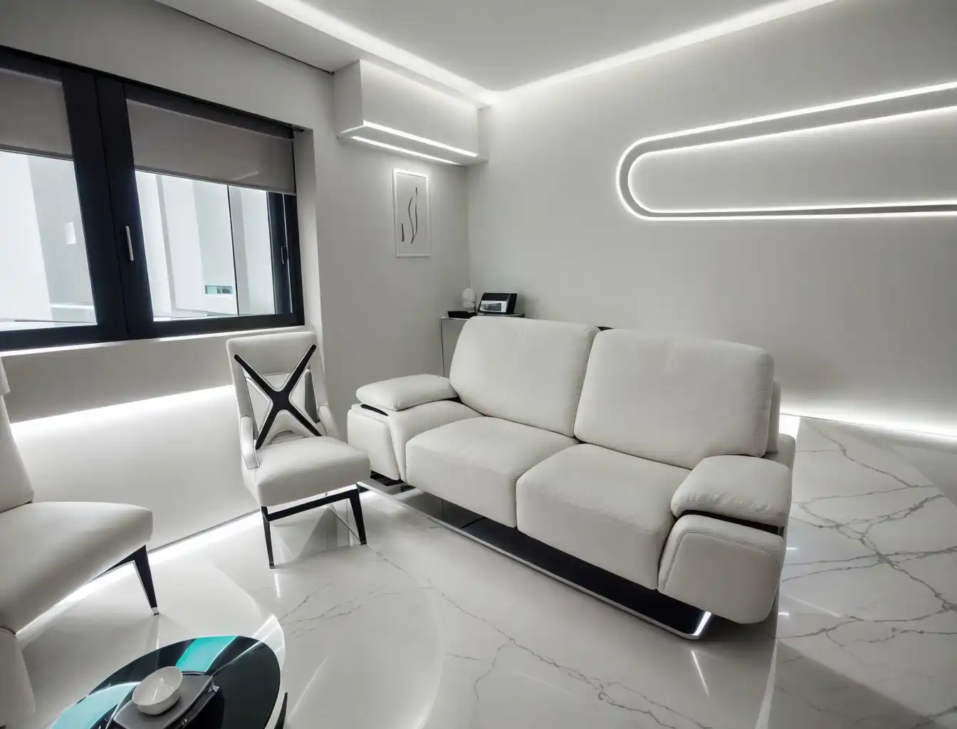 Wohnzimmer von Wohnung zum Verkauf in Madrid mit Klimaanlage, Heizung und Terrasse