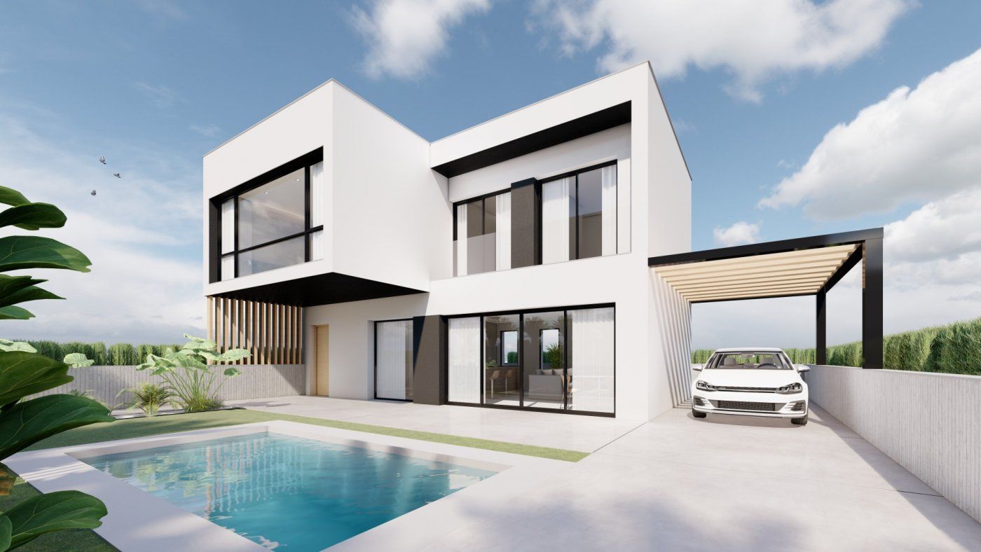 Vista exterior de Casa o xalet en venda en Elche / Elx amb Jardí privat, Terrassa i Traster