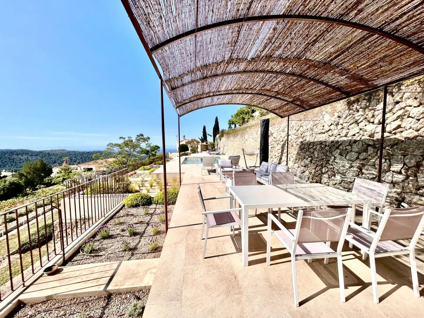 Terraza de Casa o chalet de alquiler en Puigpunyent con Jardín privado, Terraza y Piscina comunitaria