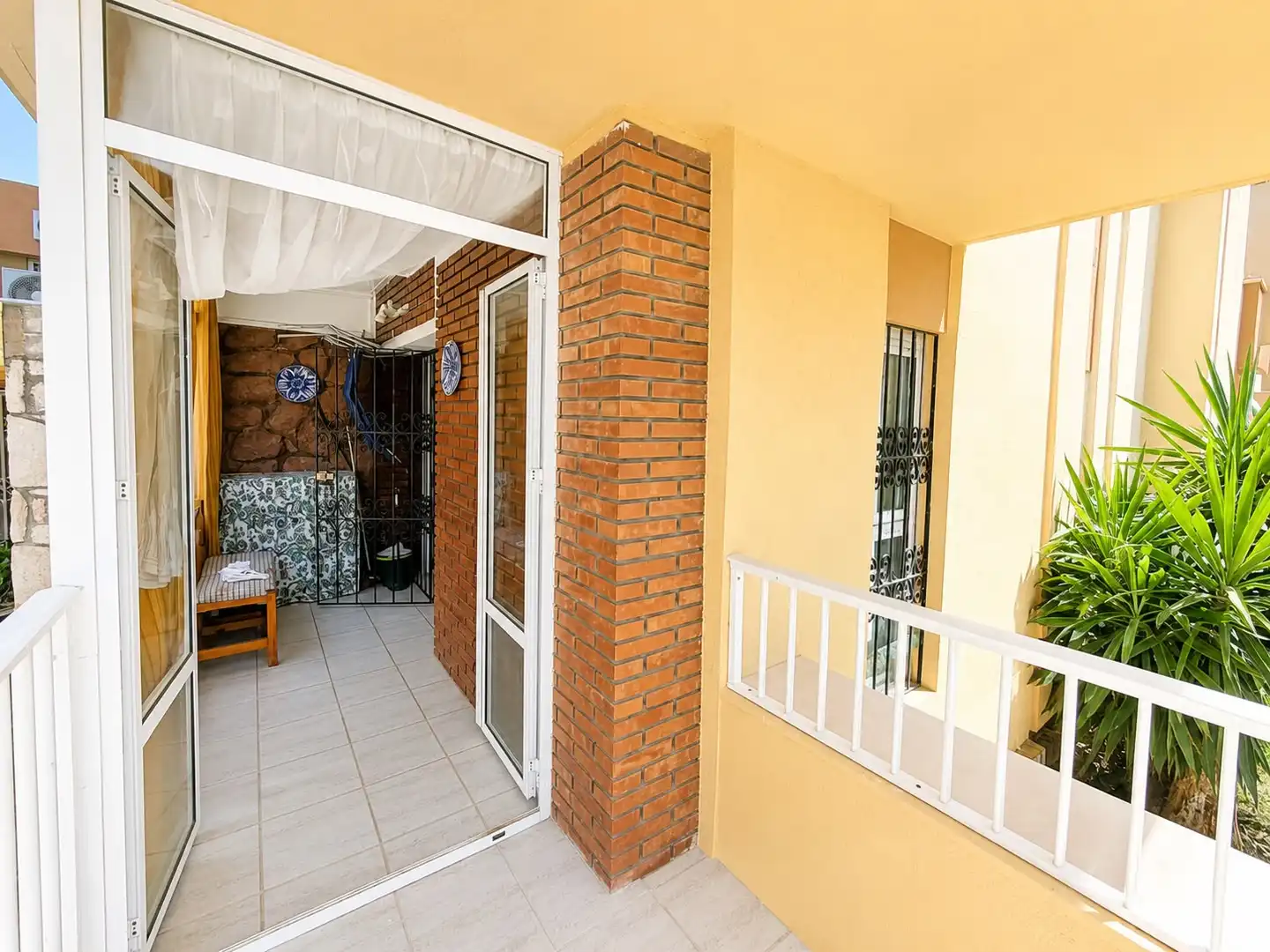 Terrassa de Apartament en venda en Benalmádena amb Aire condicionat, Terrassa i Moblat