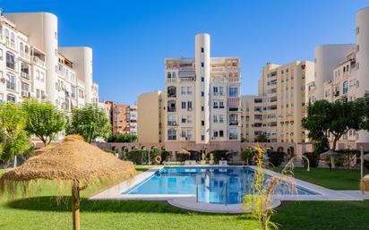 Swimming pool of Flat for sale in Torremolinos  with Private garden, Parquet flooring and Terrace