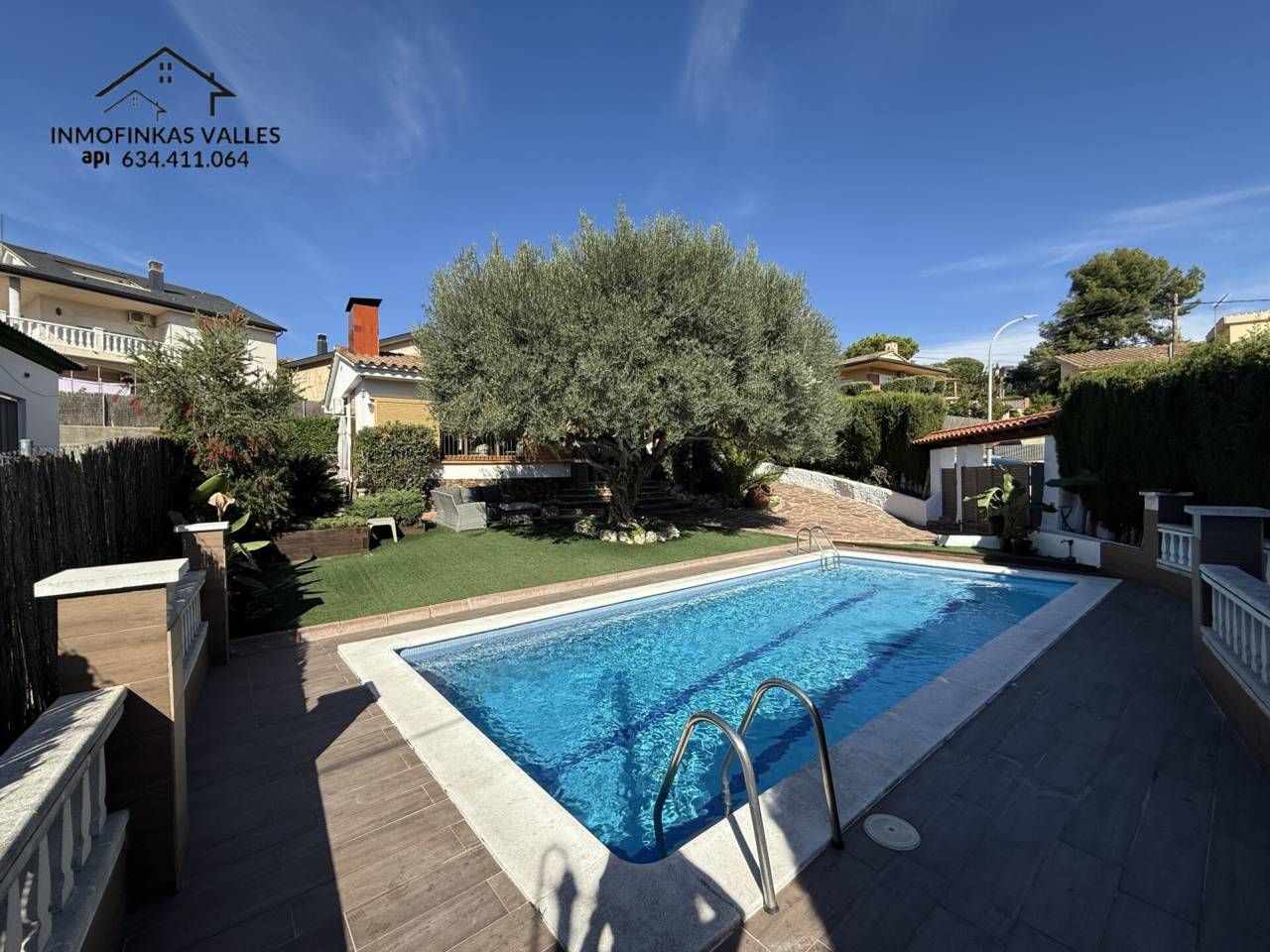 Piscina de Casa o xalet en venda en Lliçà de Vall amb Aire condicionat, Calefacció i Jardí privat