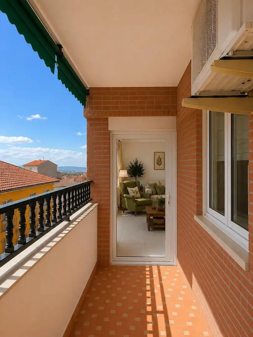 Balcony of Flat for sale in Jarandilla de la Vera  with Air Conditioner and Terrace