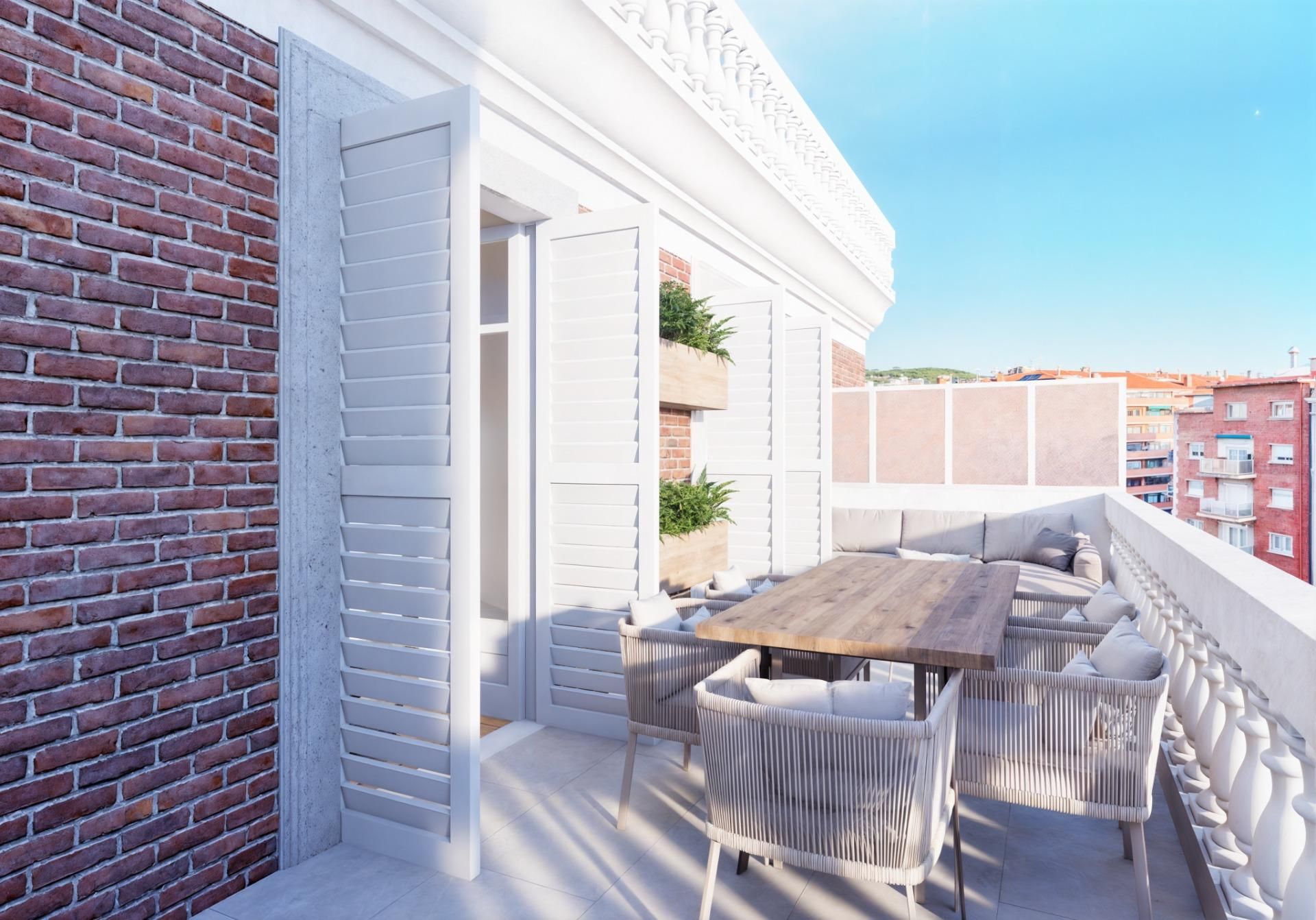 Terrassa de Àtic en venda en  Barcelona Capital amb Aire condicionat, Calefacció i Parquet