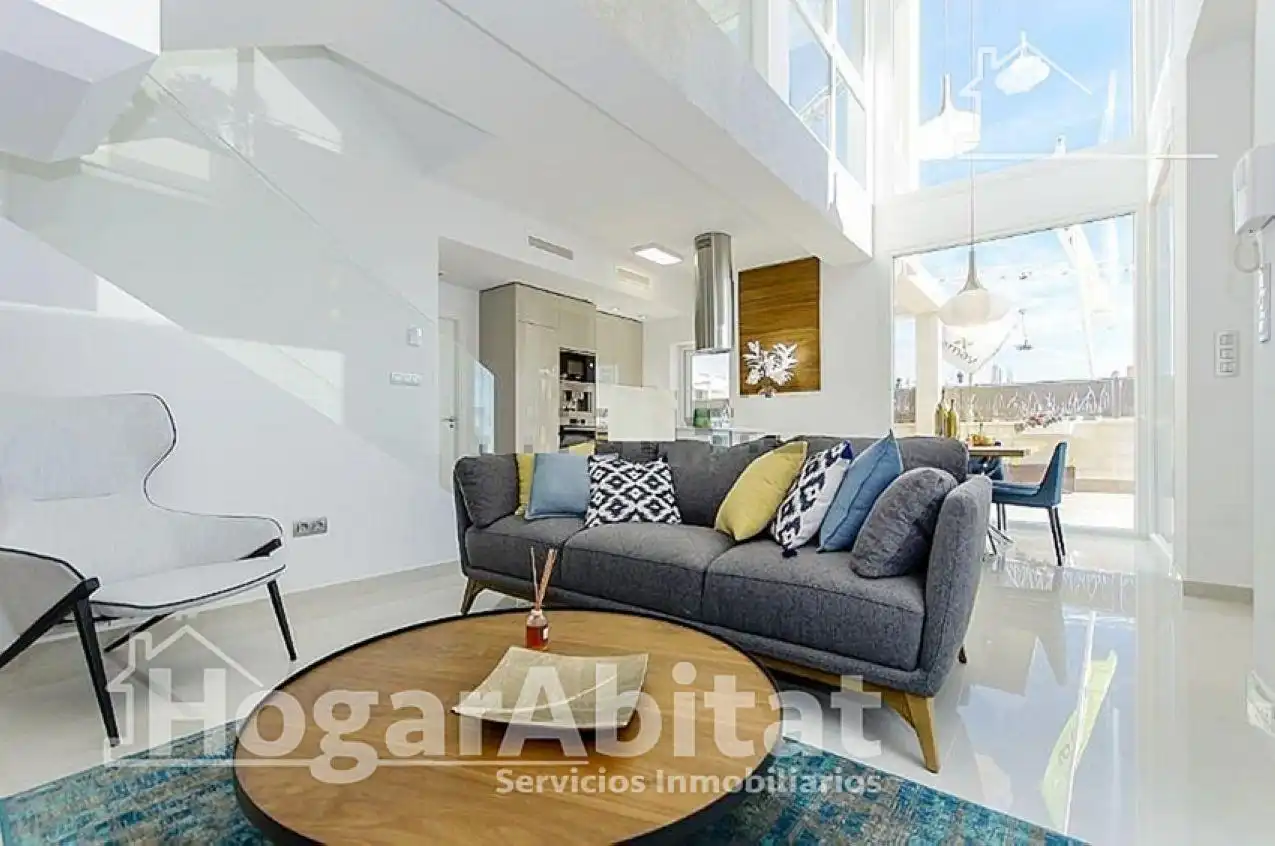 Living room of Houses for sale in Vera  with Parquet flooring, Terrace and Swimming Pool