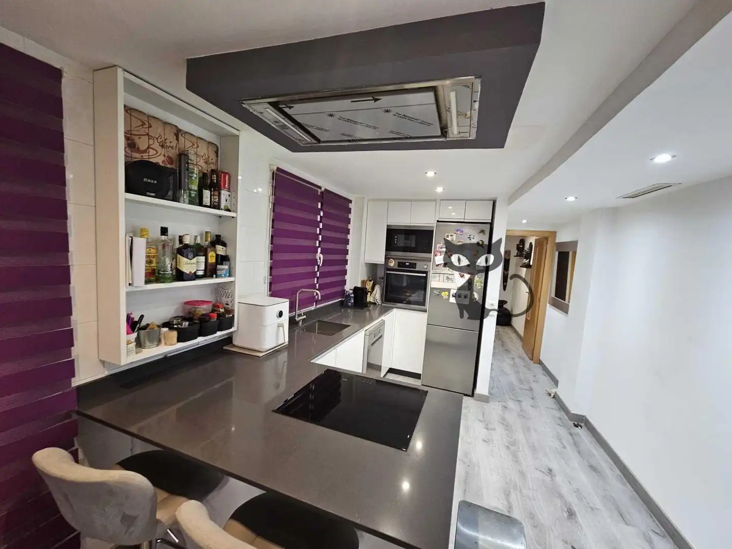 Kitchen of Flat for sale in Massanassa  with Air Conditioner, Parquet flooring and Balcony