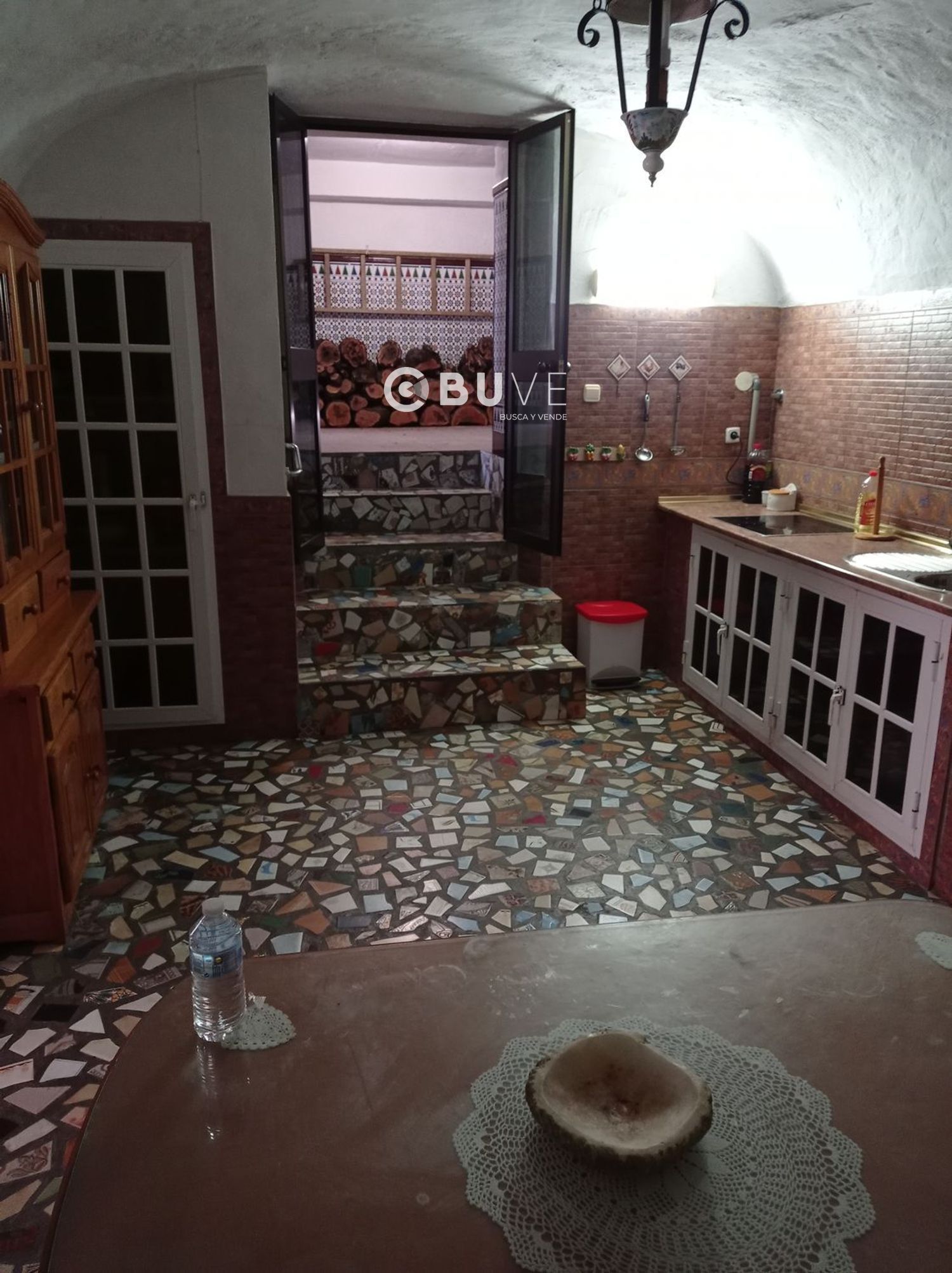 Cuina de Casa o xalet en venda en Zufre amb Aire condicionat, Calefacció i Terrassa