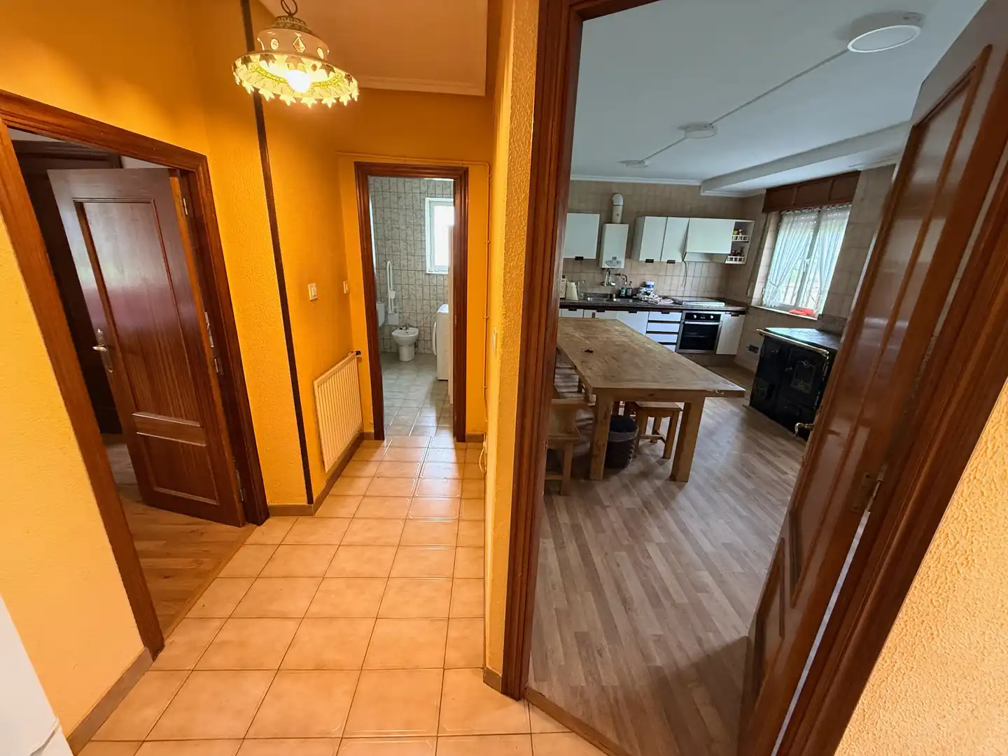 Cocina de Casa o chalet en venta en Soto y Amío con Calefacción, Jardín privado y Parquet