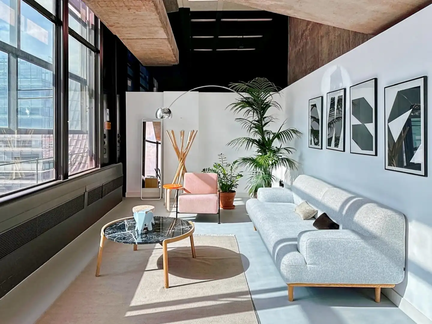 Wohnzimmer von Büro zur Miete in Madrid mit Klimaanlage, Heizung und Möbliert