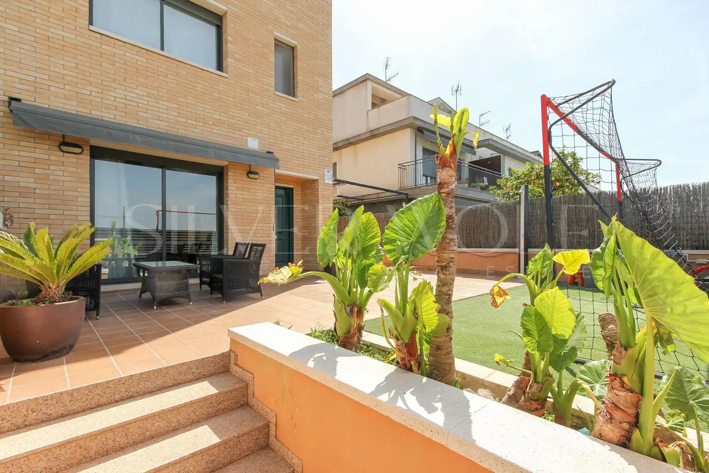 Terraza de Casa adosada en venta en Cubelles con Aire acondicionado, Calefacción y Jardín privado
