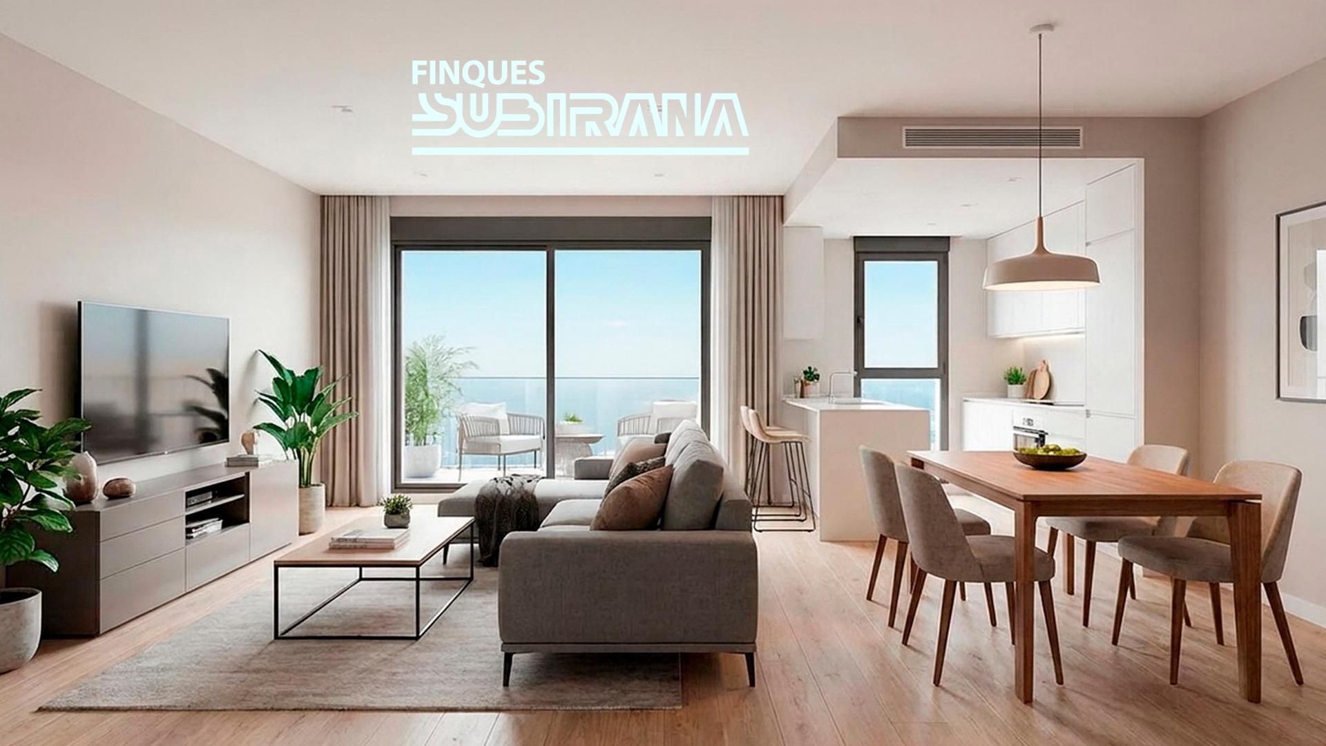 Sala de estar de Piso en venta en Igualada con Terraza y Piscina comunitaria