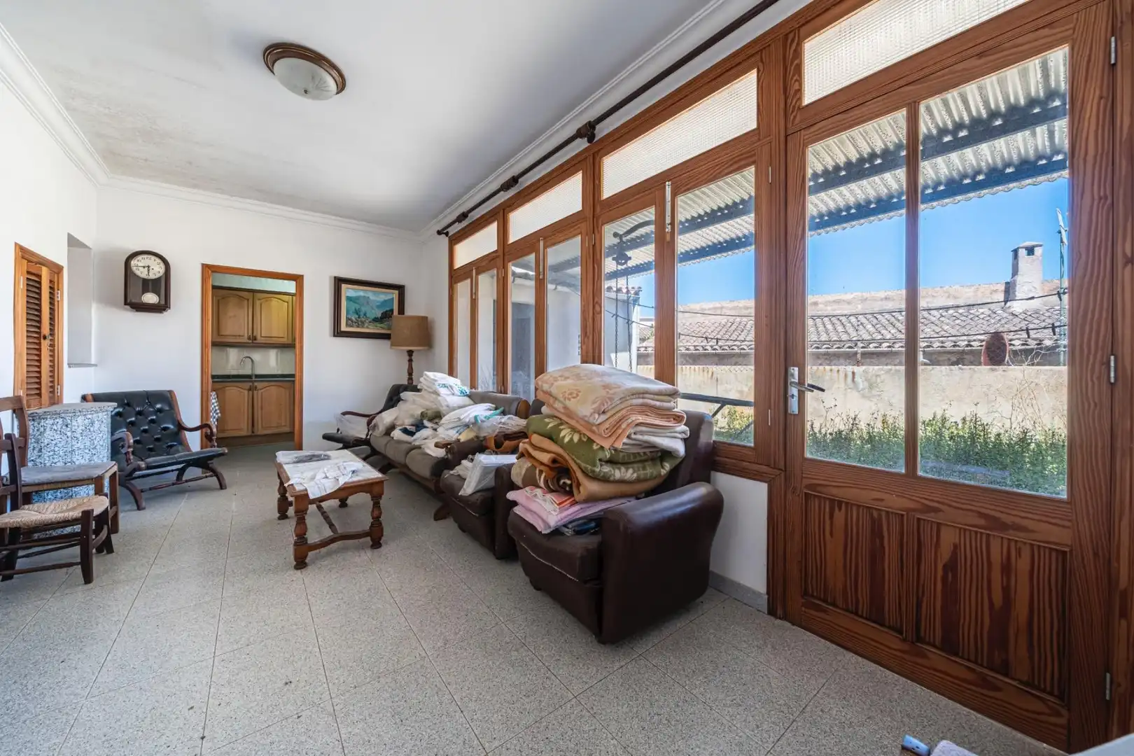 Sala de estar de Casa adosada en venta en Son Servera