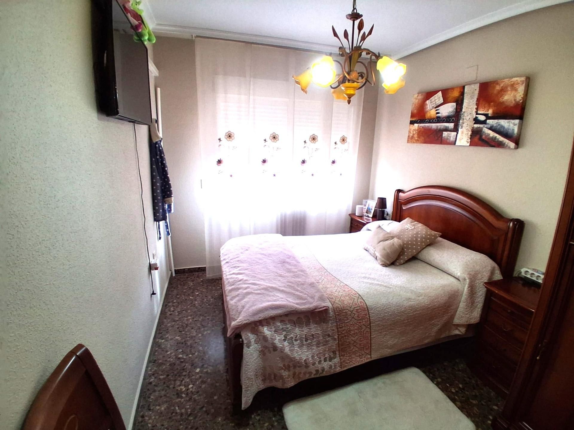 Bedroom of Flat for sale in  Albacete Capital  with Air Conditioner, Heating and Terrace