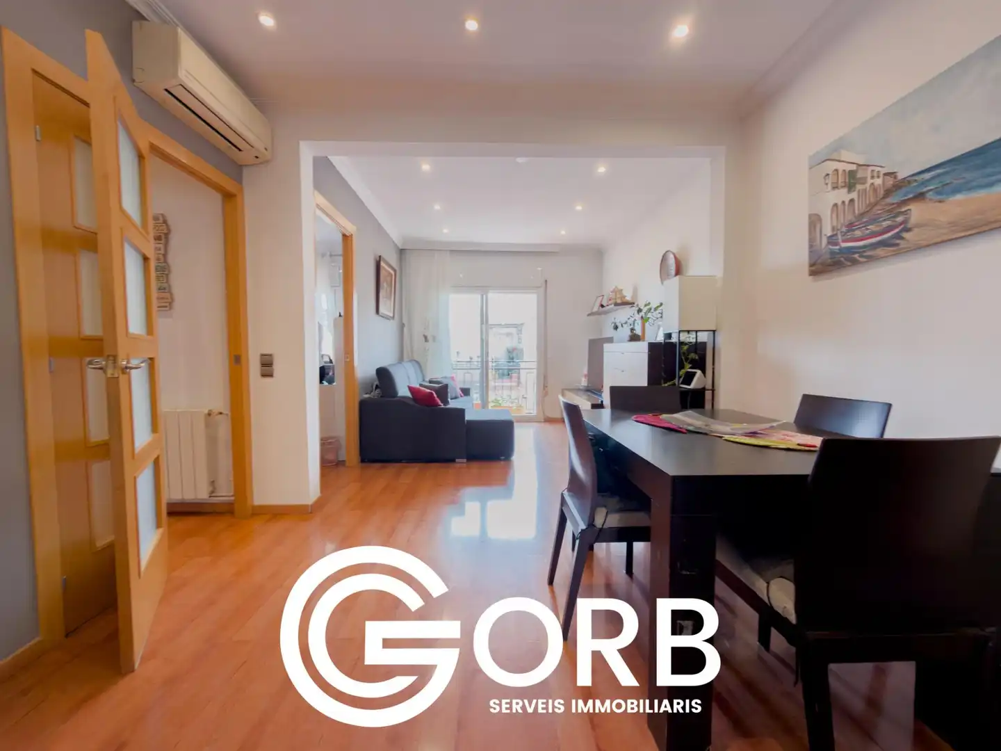 Sala de estar de Ático en venta en Mataró con Aire acondicionado, Calefacción y Parquet