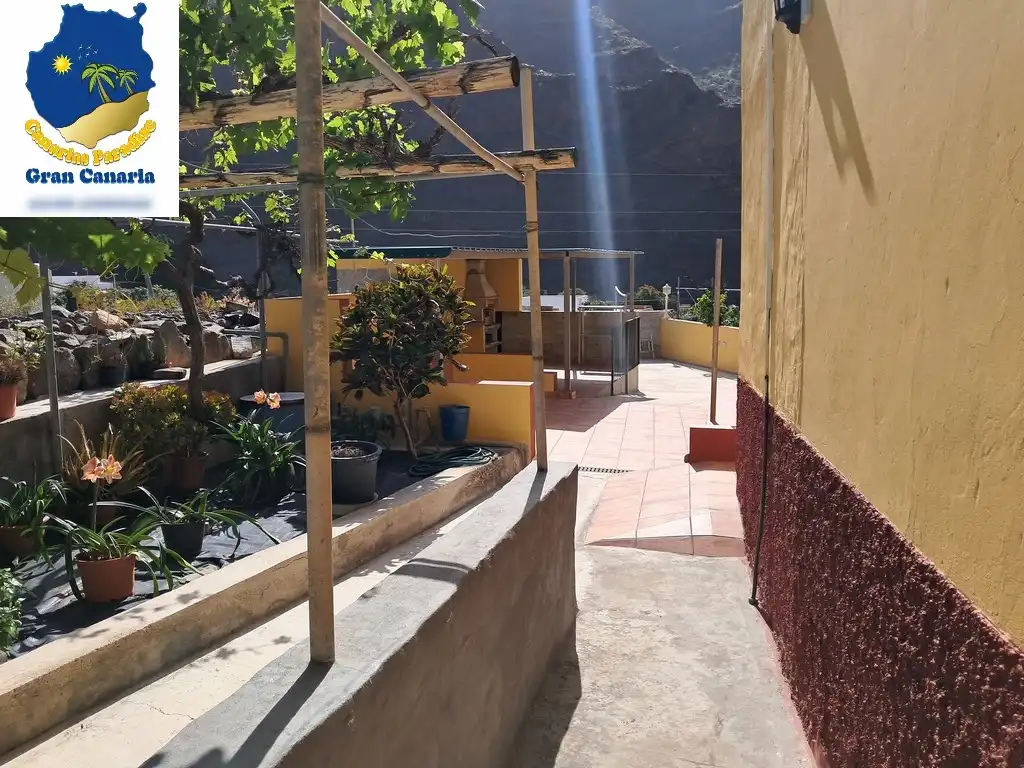 Terrasse von Wohnung zum Verkauf in Mogán mit Privatgarten und Terrasse