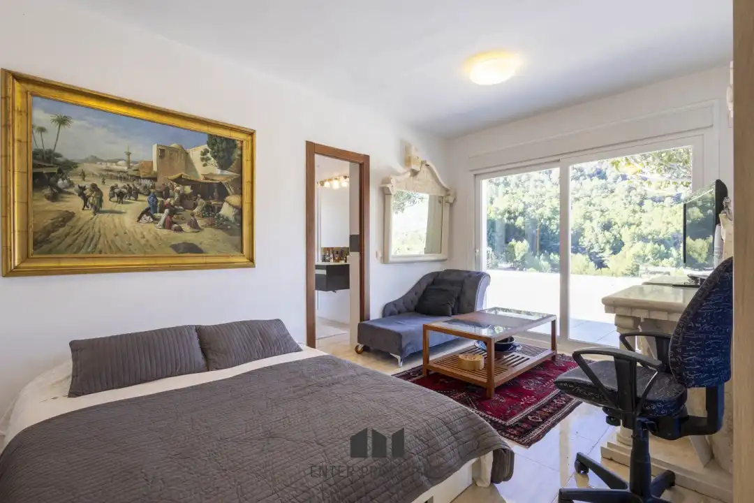 Bedroom of Flat for rent in Calpe / Calp  with Air Conditioner, Heating and Terrace