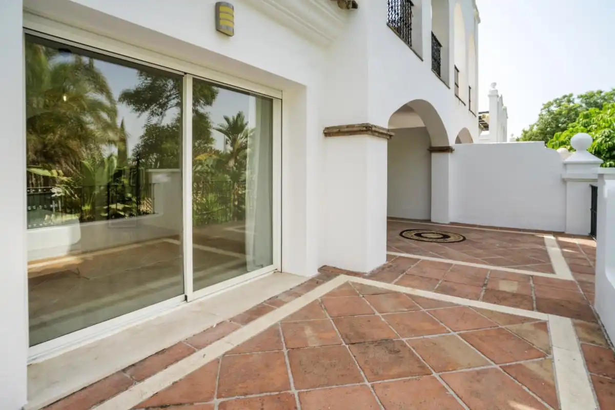 Terrace of Flat for sale in Marbella  with Air Conditioner, Heating and Private garden