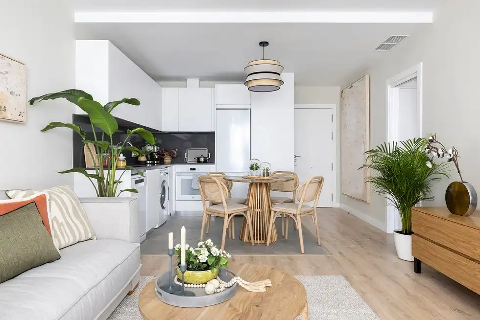 Sala de estar de Dúplex en venta en Brunete con Aire acondicionado, Calefacción y Jardín privado