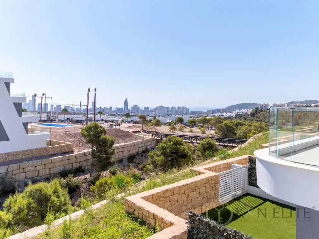 Terrasse von Maisonette zum Verkauf in Benidorm mit Klimaanlage und Terrasse