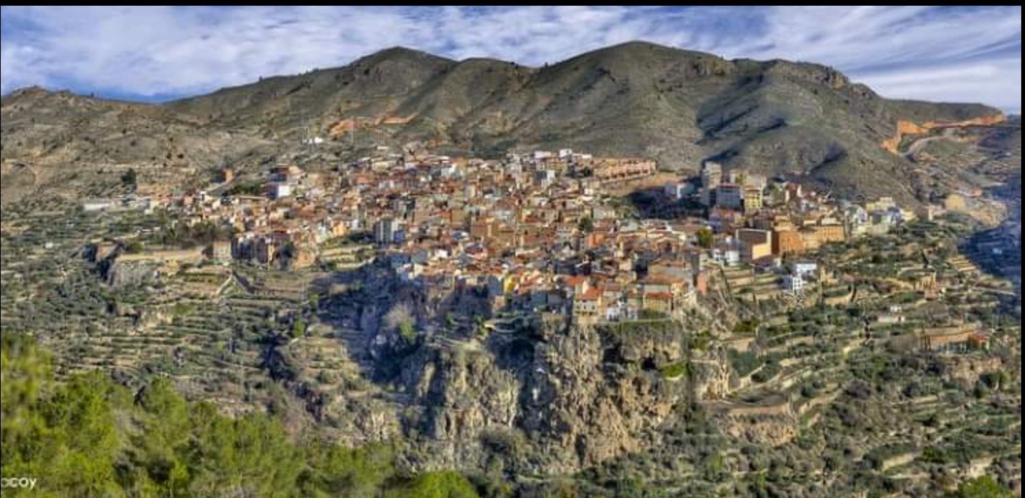 Exterior view of House or chalet for sale in Liétor  with Air Conditioner, Terrace and Storage room