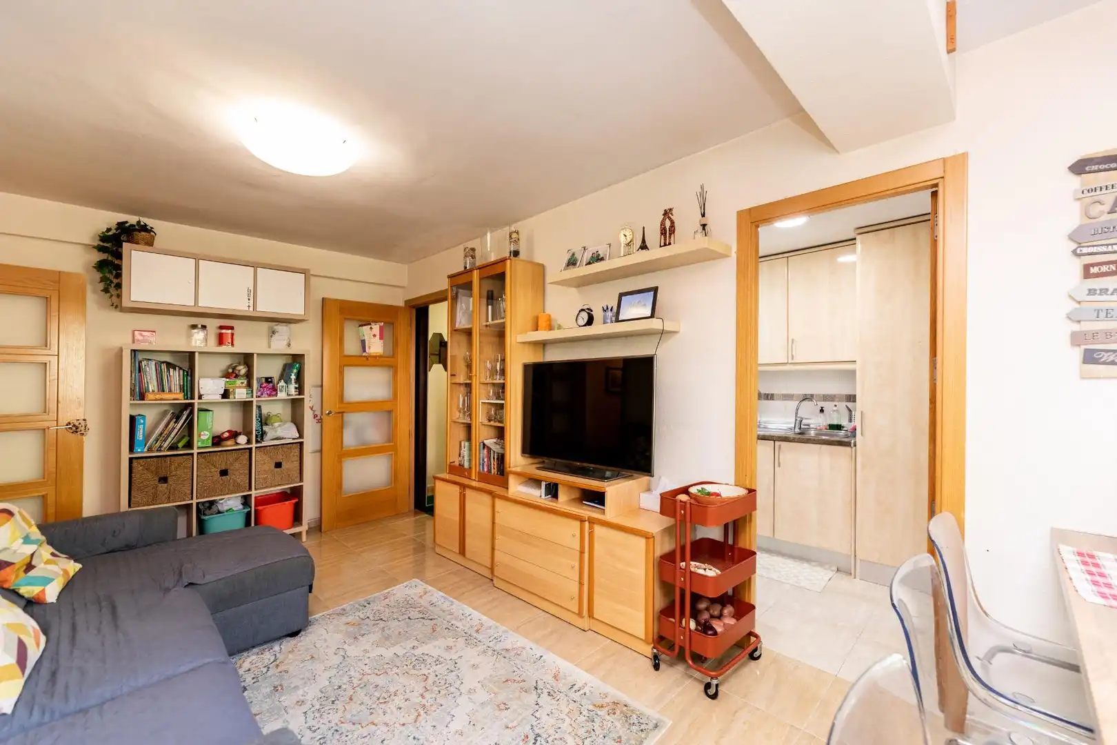 Sala de estar de Piso en venta en Madrid con Aire acondicionado, Calefacción y Amueblado