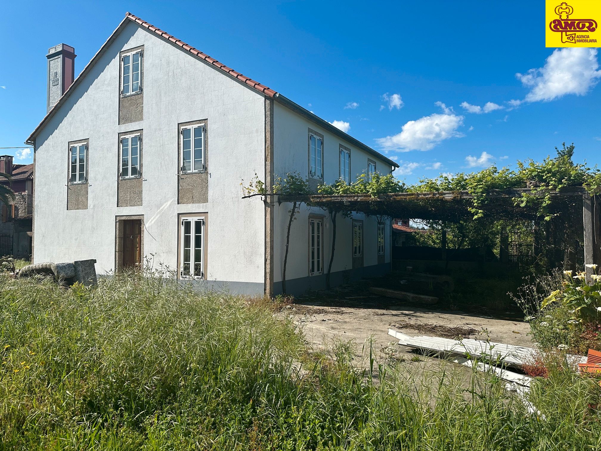 Vista exterior de Casa o xalet en venda en Ames amb Jardí privat i Terrassa