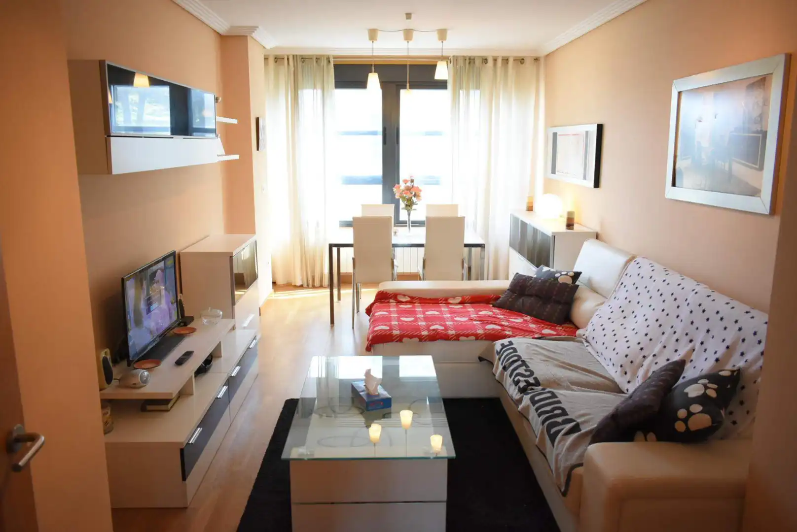 Sala de estar de Apartamento en venta en Pontevedra Capital  con Calefacción, Parquet y Trastero