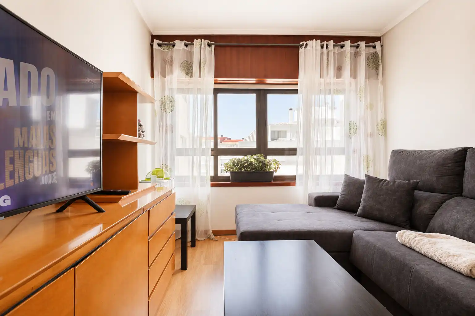 Sala de estar de Piso en venta en A Coruña Capital  con Calefacción, Terraza y Trastero