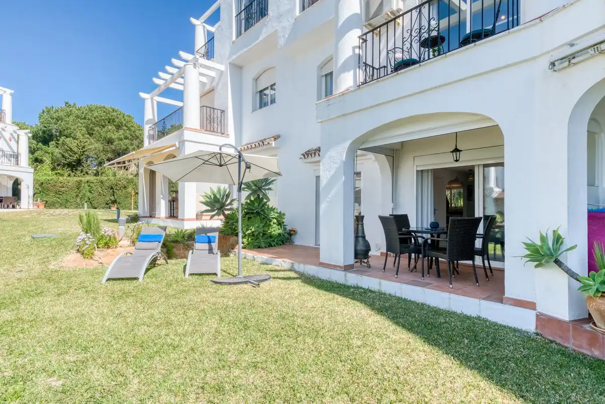 Garden of Detached homes for sale in Manilva  with Air Conditioner, Terrace and Community pool