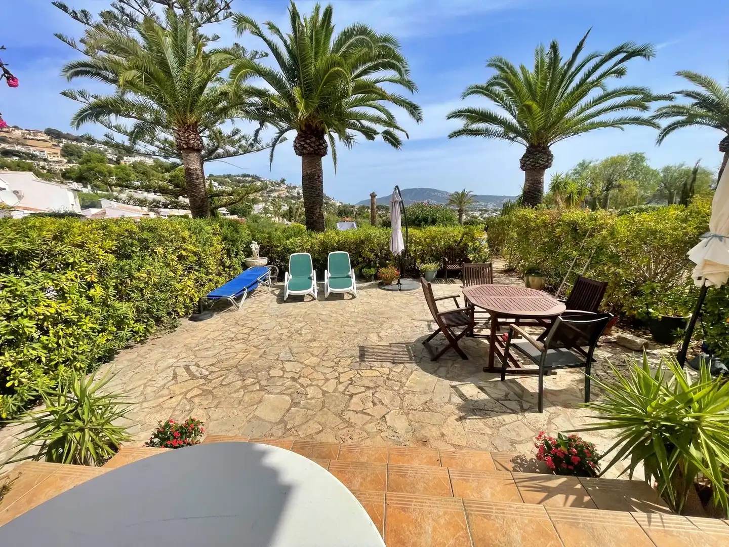 Terrassa de Casa o xalet de lloguer en Moraira amb Calefacció, Terrassa i Piscina