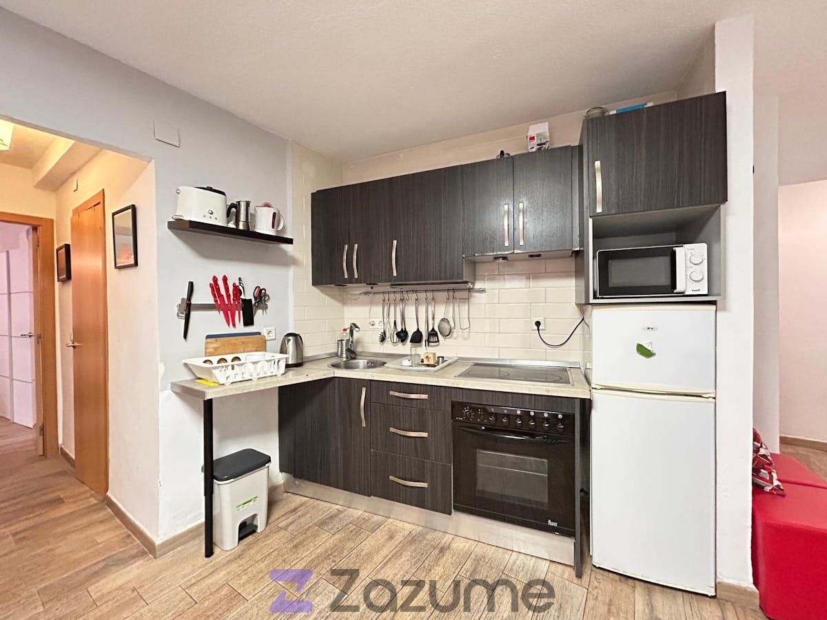 Kitchen of Flat to rent in  Granada Capital  with Air Conditioner, Heating and Terrace