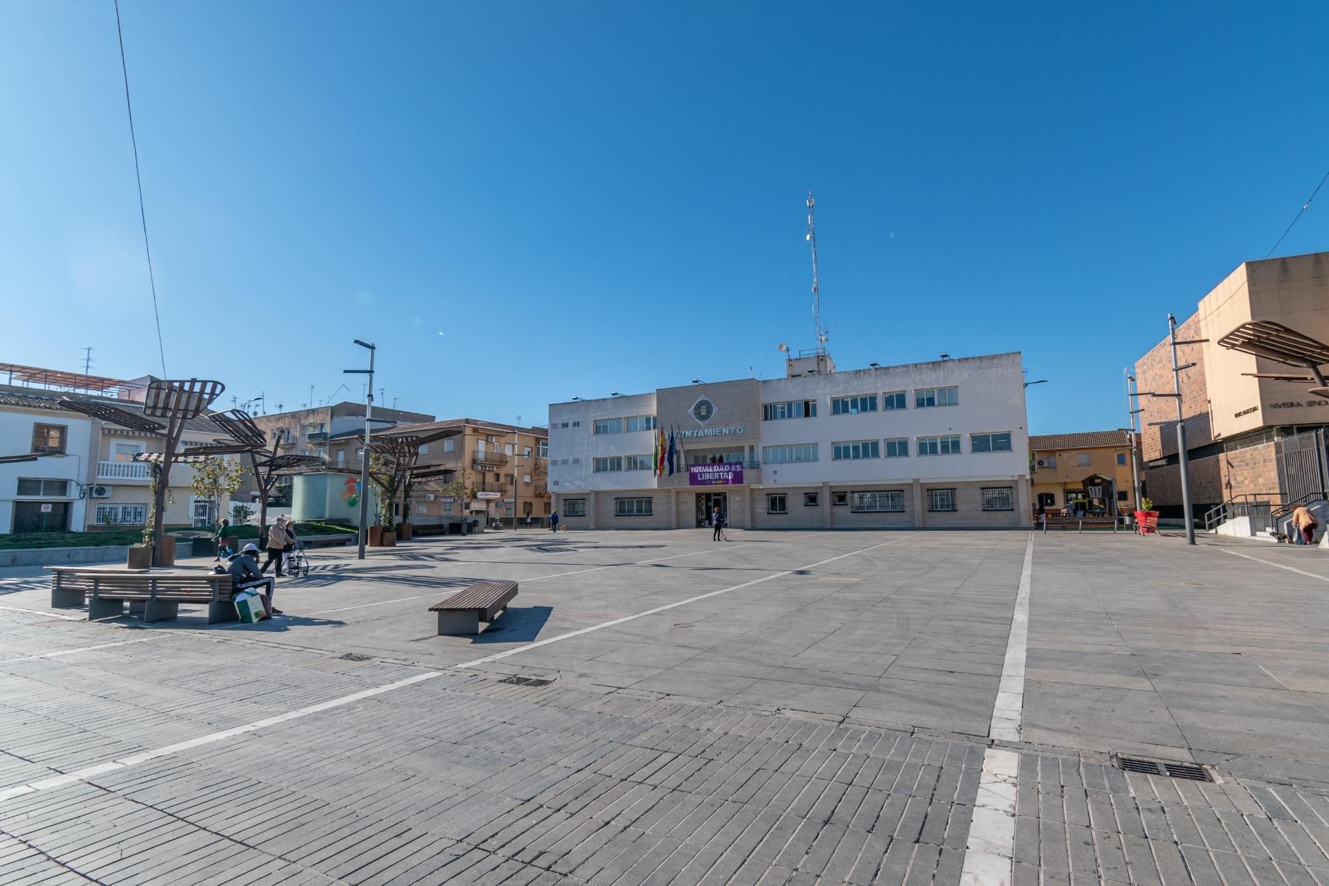 Exterior view of Flat for sale in Armilla  with Air Conditioner, Heating and Terrace