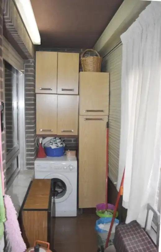 Küche von Wohnung zum Verkauf in Valladolid mit Parkett, Terrasse und Abstellraum