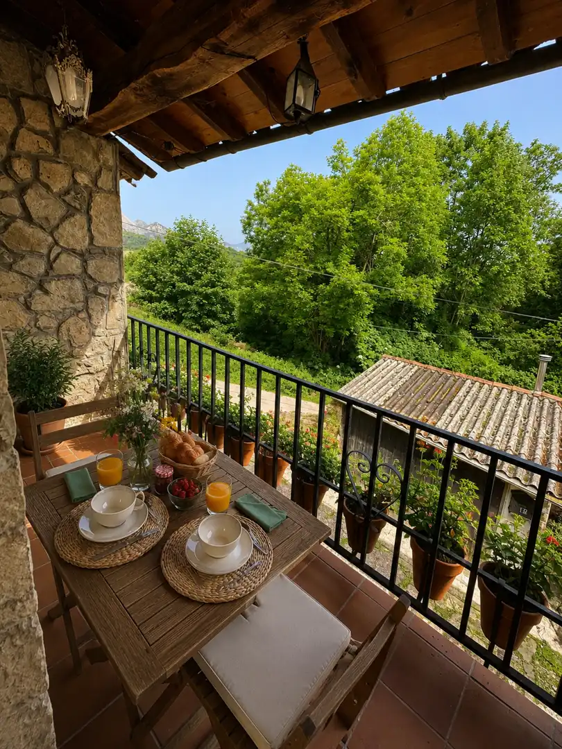 Balcony of Houses for sale in Llanes  with Heating