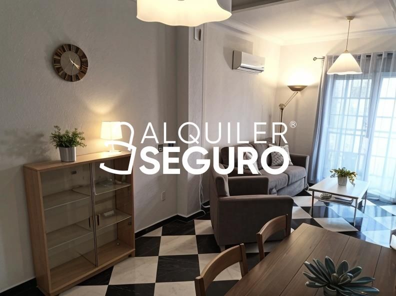 Living room of Flat to rent in Dos Hermanas  with Air Conditioner, Terrace and Furnished