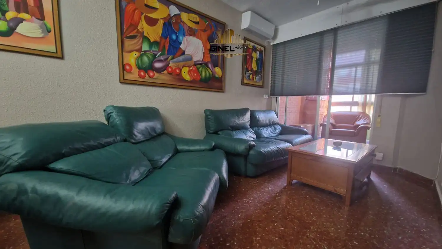 Living room of Flat for rent in Jaén  with Air Conditioner, Heating and Terrace