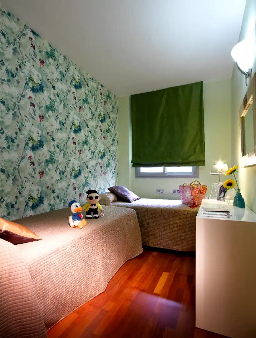 Schlafzimmer von Wohnung zum Verkauf in Barcelona mit Klimaanlage, Heizung und Parkett