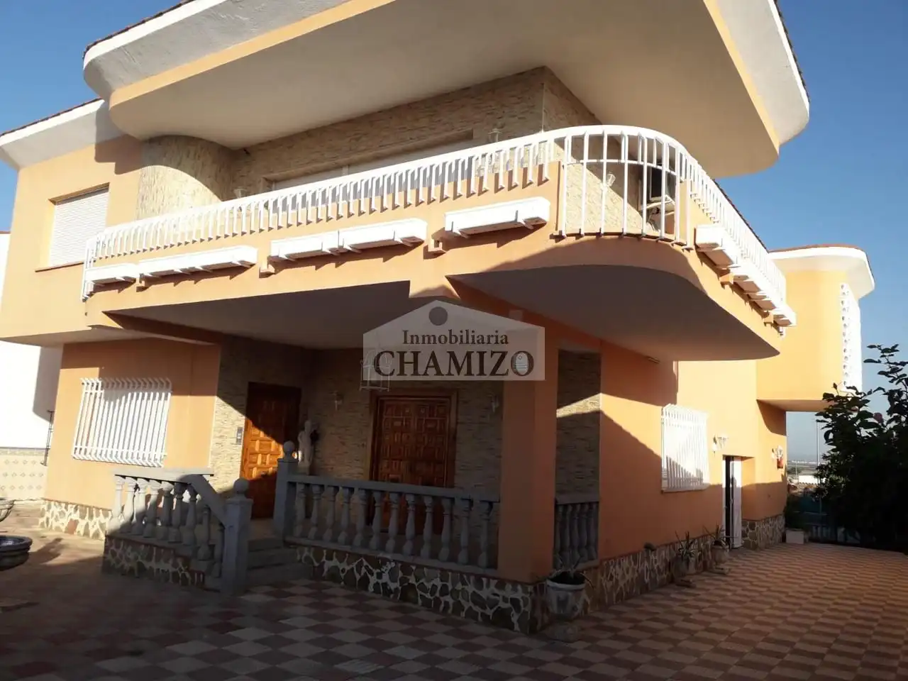 Vista exterior de Casa o chalet en venta en Villar de Rena con Aire acondicionado, Calefacción y Jardín privado