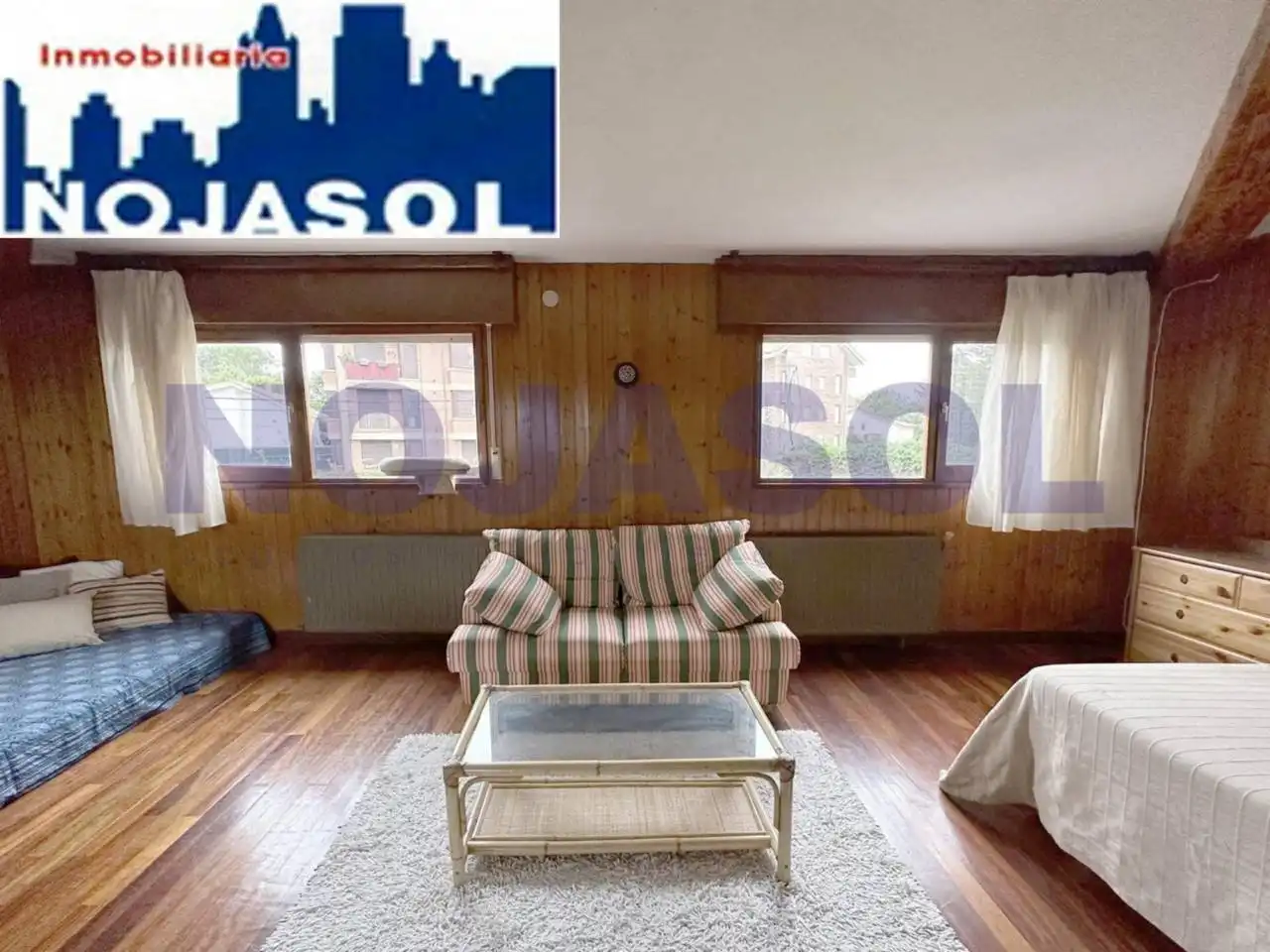 Sala d'estar de Casa adosada de lloguer en Noja amb Calefacció, Jardí privat i Terrassa