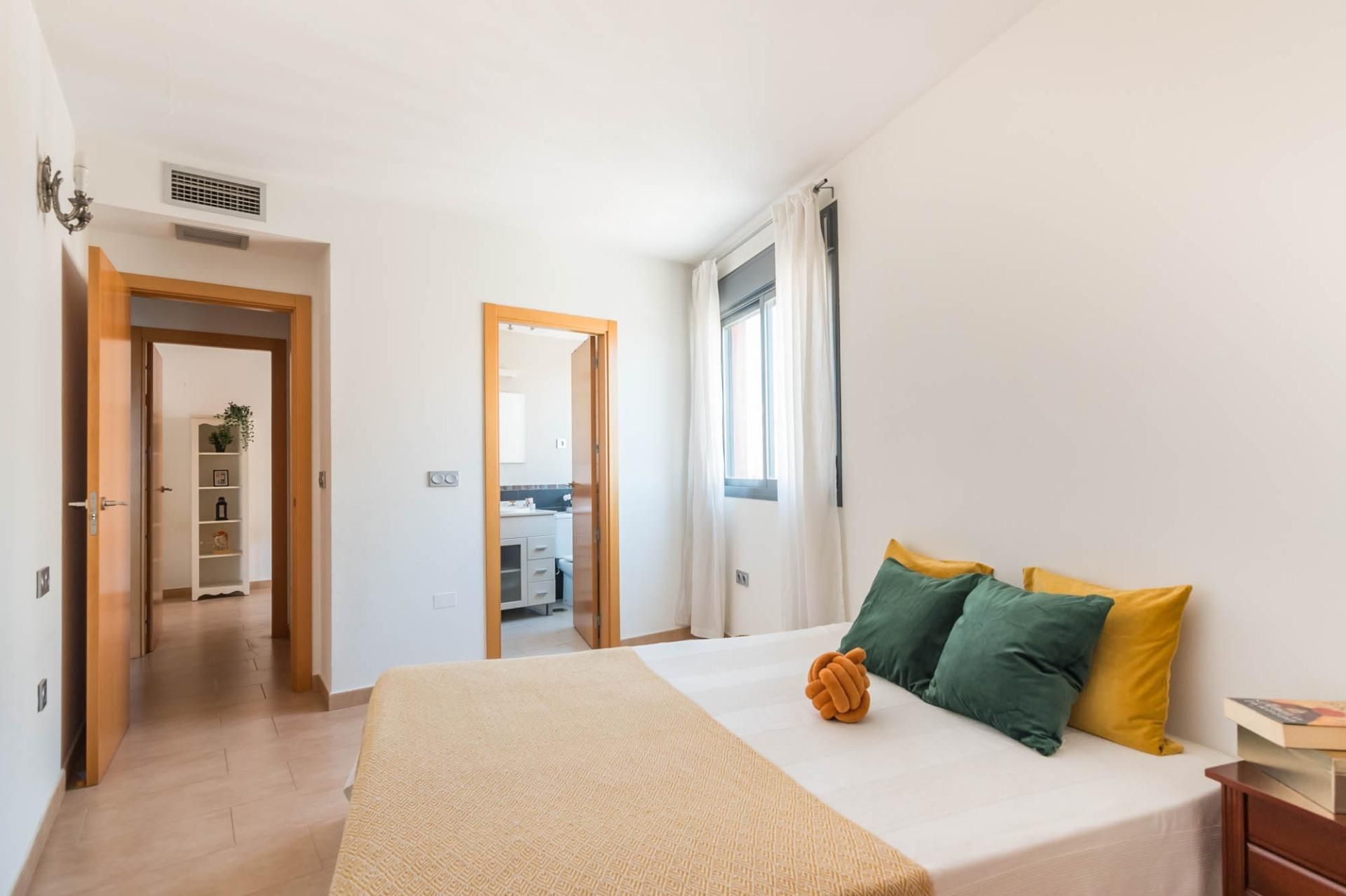 Bedroom of Flat for sale in  Murcia Capital  with Air Conditioner, Heating and Terrace
