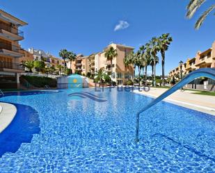 Swimming pool of Apartment for sale in Mazarrón  with Air Conditioner, Heating and Private garden