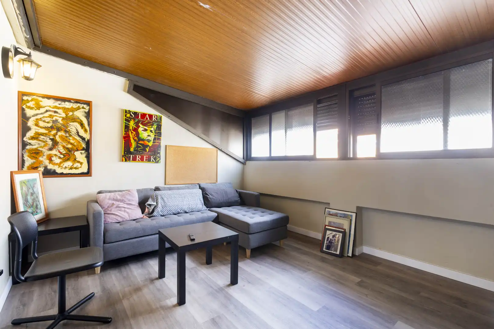 Sala d'estar de Casa adosada en venda en Santa Cruz de Tenerife amb Jardí privat, Terrassa i Piscina