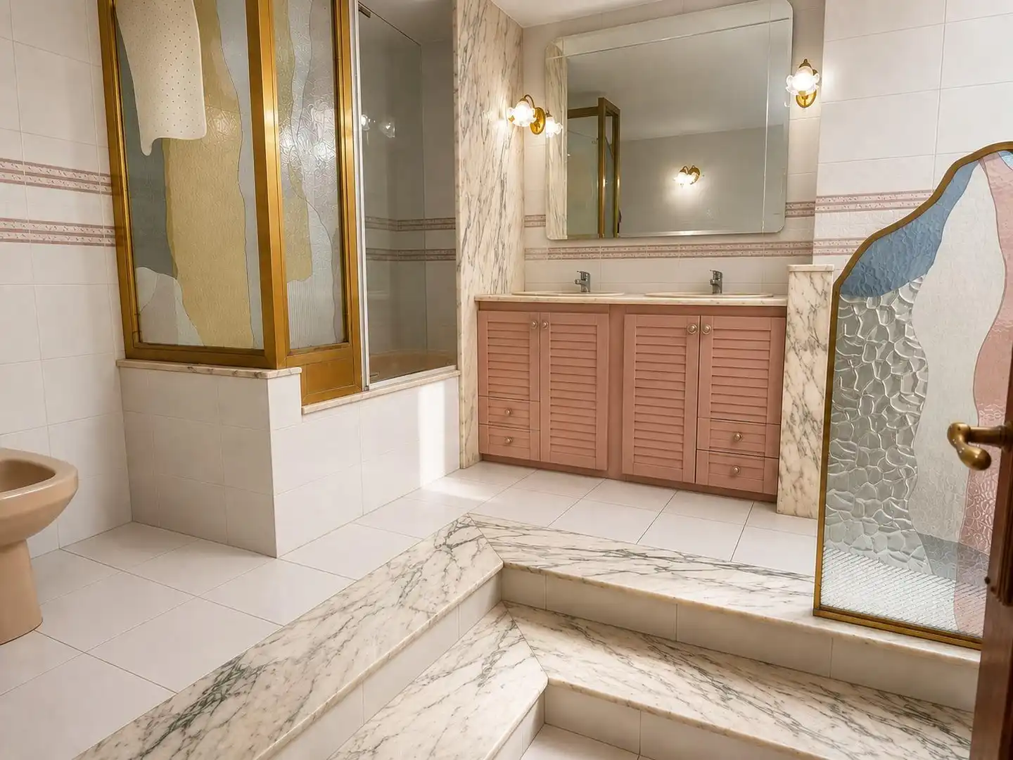 Badezimmer von Maisonette zum Verkauf in Sabadell mit Heizung, Privatgarten und Terrasse