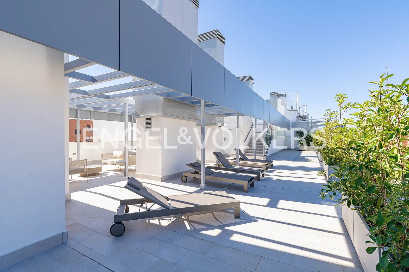 Terrace of Flat for rent in Madrid  with Air Conditioner, Heating and Swimming Pool