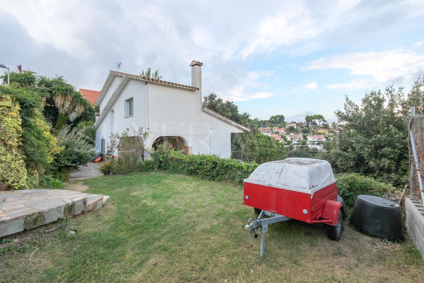 Vista exterior de Casa o xalet en venda en Argentona amb Calefacció, Jardí privat i Terrassa