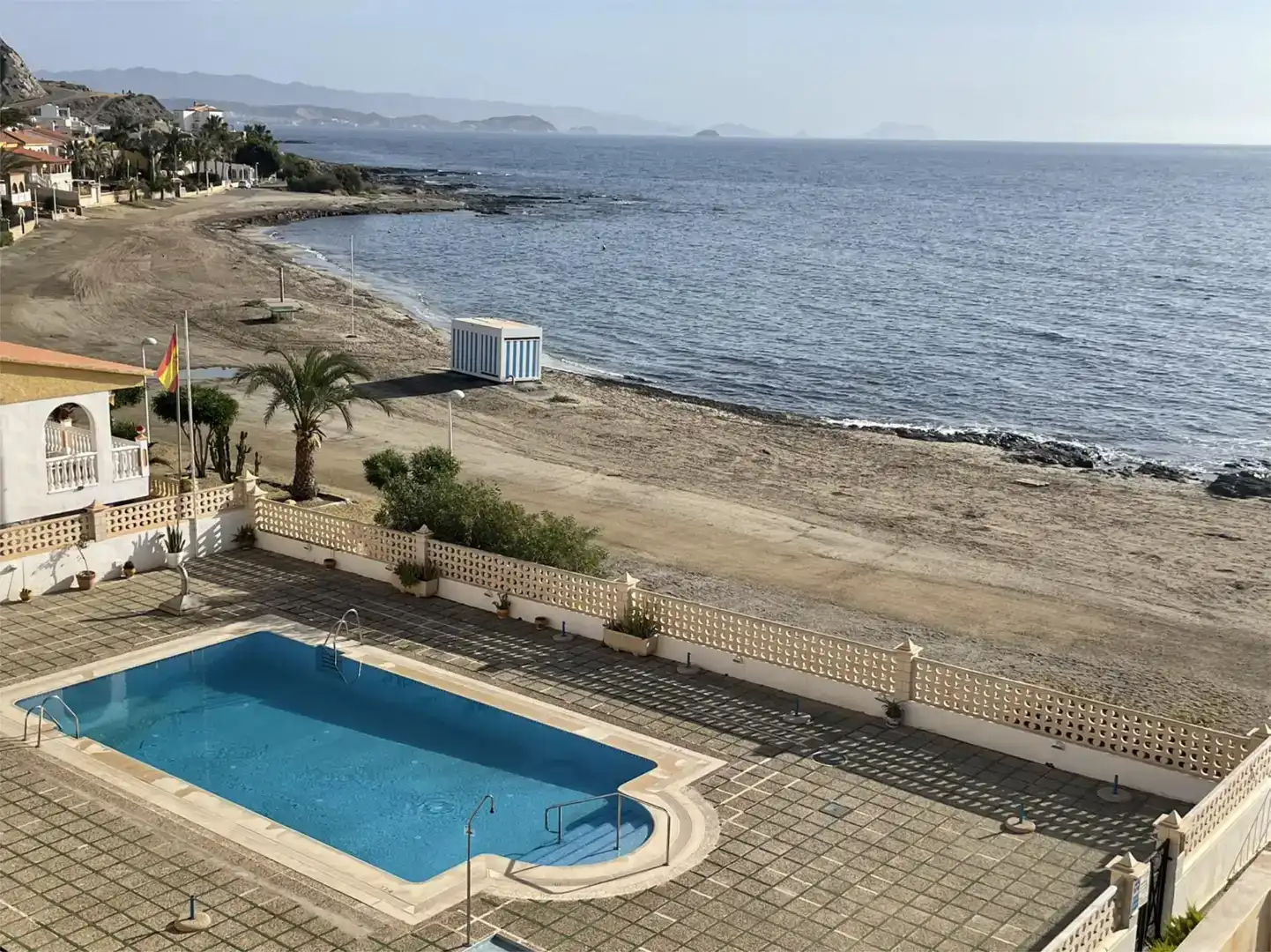 Schwimmbecken von Wohnung zur Miete in El Calón - Cala Panizo - El Pozo del Esparto