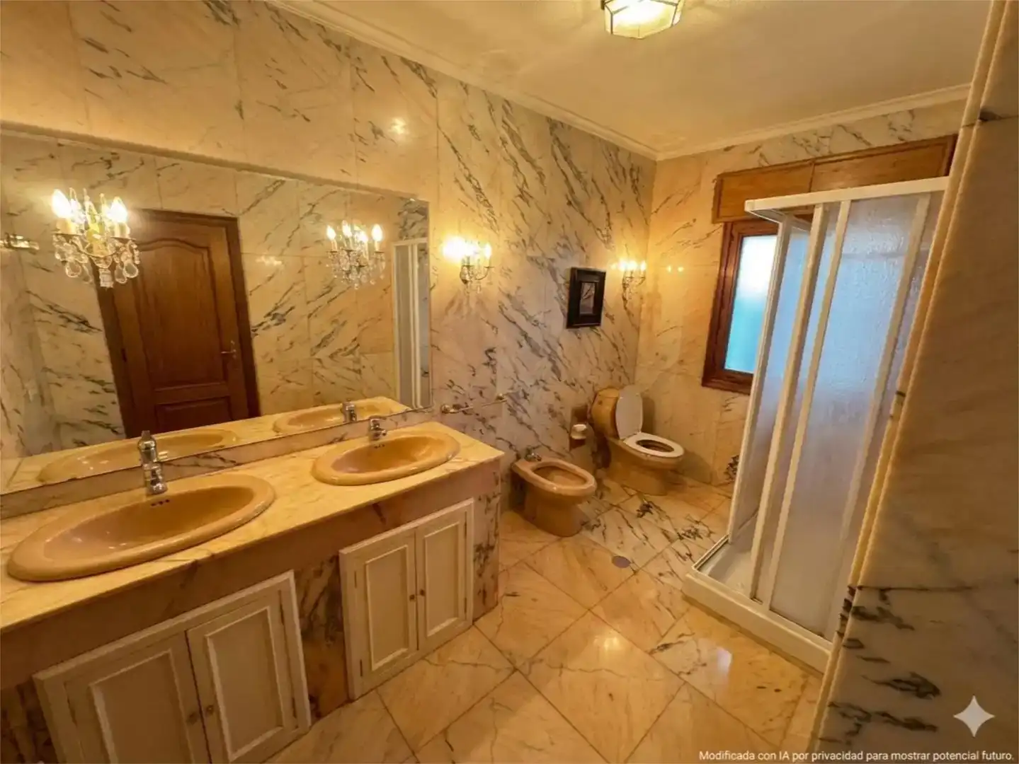 Baño de Casa o chalet en venta en Boadilla del Monte con Aire acondicionado, Piscina y Balcón