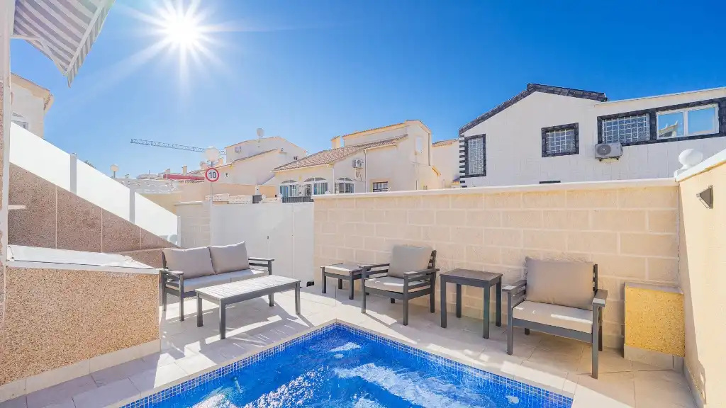 Terraza de Casa o chalet en venta en Rojales con Aire acondicionado y Jardín privado