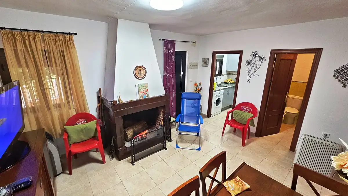Sala de estar de Casa o chalet en venta en Almonaster la Real con Amueblado