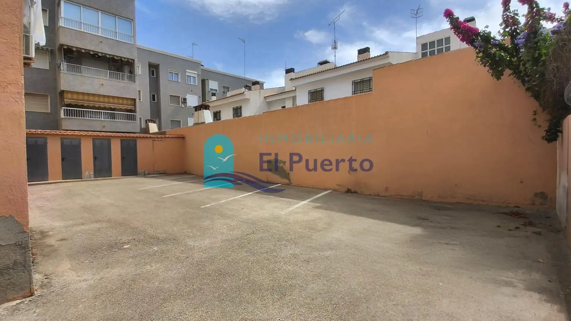 Parking of Flat for sale in Mazarrón  with Air Conditioner, Terrace and Furnished